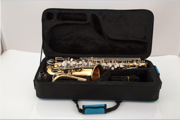 Good Quality OEM Professional bB Tenor Saxophone MORESKY E-Flat Eb Alto Saxophone Gold Keys with Case Music Instrument