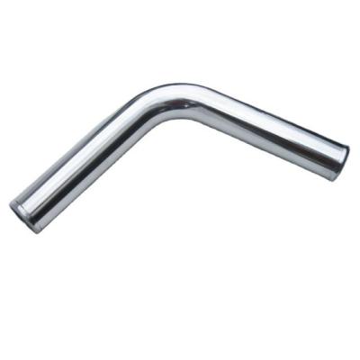Ângulo de 75 graus cabeça redonda código de alumínio tubo de carga turbo de entrada com 500mm 63mm diâmetro do tubo e 1,6mm espessura do tubo