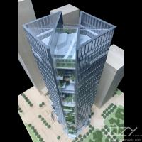 Aedas 1/200 Shenzhen Qianhai Financial Holdings Bâtiment modèle conceptuel