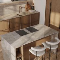 Gabinetes de cocina clásicos de Kitchen Cabinet Direct y gabinetes de baño Gabinetes de cocina de chapa de madera de roble