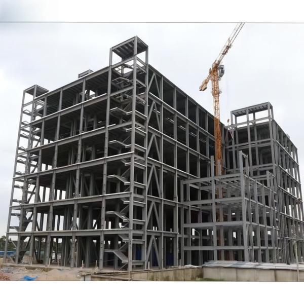 Anti Rust Prefabricated Steel Structure Portal Frame Fast Build For All Industries