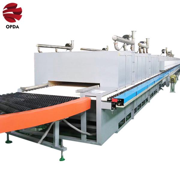 Natural Gas Fuel Continuous Roller Furnaces PID Intelligent Temperature Control