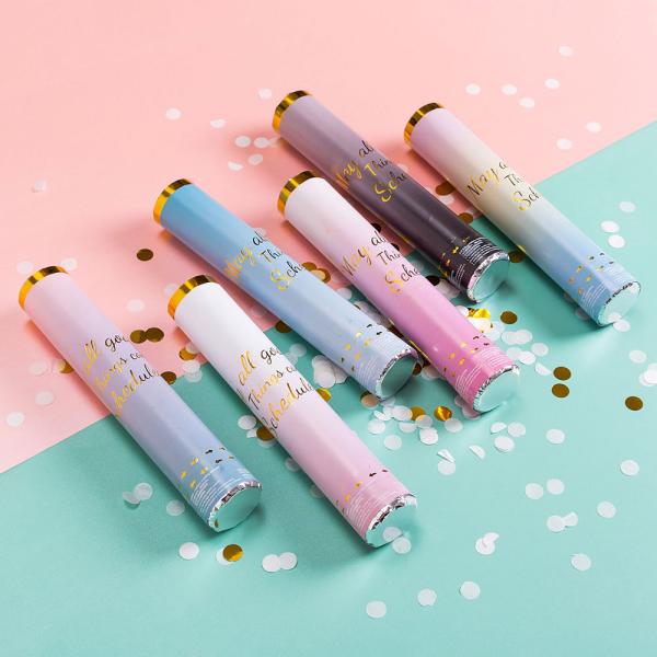 Confetti Powder Cannon with Custom Logo- 100cm Smoke Powder Confetti Sticks Cannons