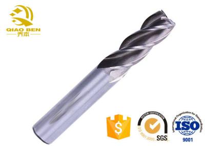 Da rigidez alta quadrada do cortador do moinho de extremidade do CNC de 4 flautas remoção lisa da microplaqueta que não reveste