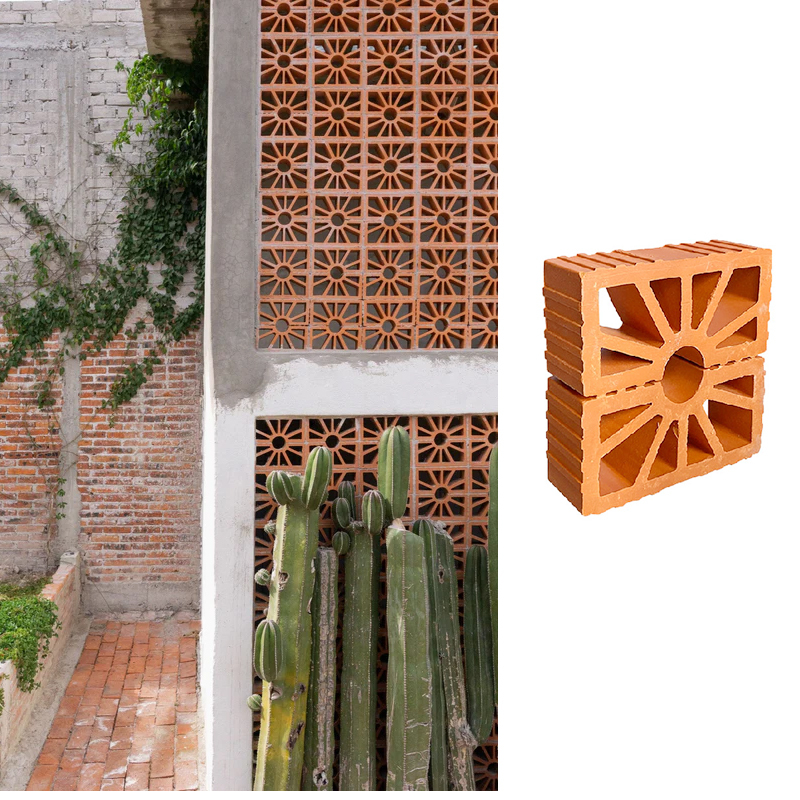 Curved Terracotta Clay Tiles for Roof & Wall Screen Architectural Fish Scale Lattice Blocks for Exterior Decorative Facades