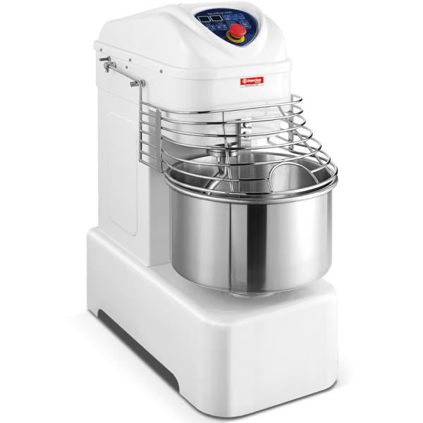 1.5kw Commercial Spiral Mixer For Bakery Equipment 30L 12kg Flour Mixing