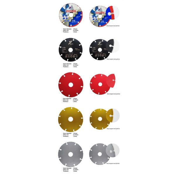 вырезывание лезвия пилы сплава вольфрама 115mm*22.23mm трудное деревянное