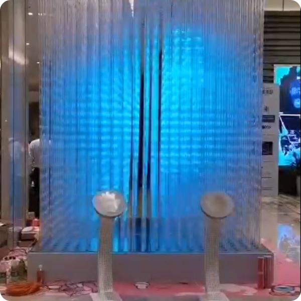 35 Grande lâmpada de cristal de diamante Internet Celebrity Tube Art Museum Iluminação