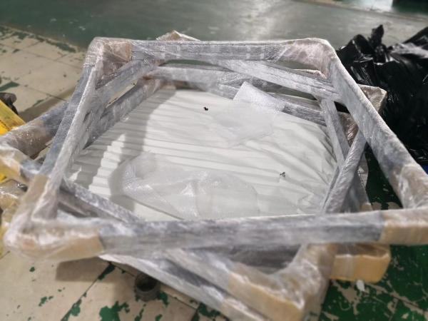 dust protective bellows made with metal frame +PVC +fiber cloth cover  for machine lifting platform