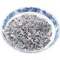 AB Cristal Rhinestone No Hot Fix Negro AB Rhinestone Cry...