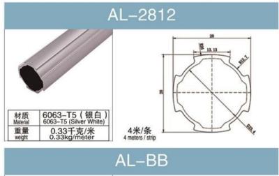 6063 T5 Aluminum Alloy Tube Thickness 1.2mm Silver White Surface Oxidation Treatment