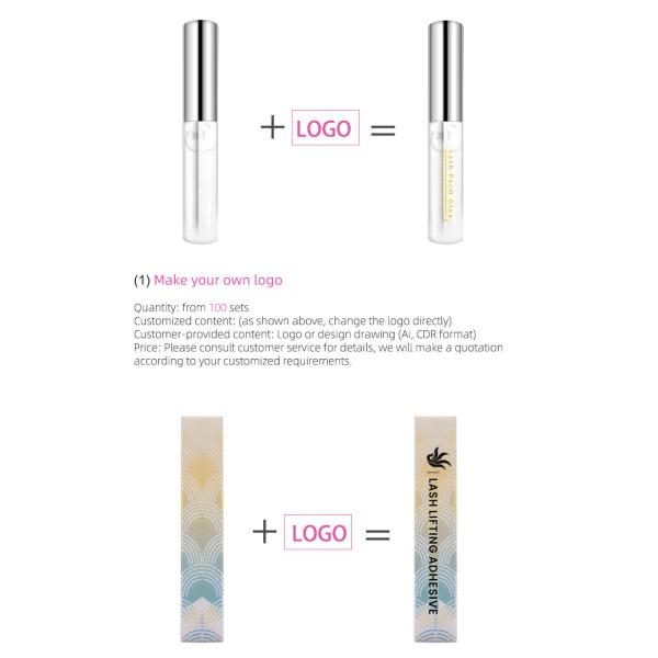 прозрачные ресницы 5ml клеят для Semi постоянных аксессуаров макияжа