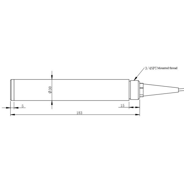 2000mg/L IP68 Protection Suspension Sensor Support RS-485