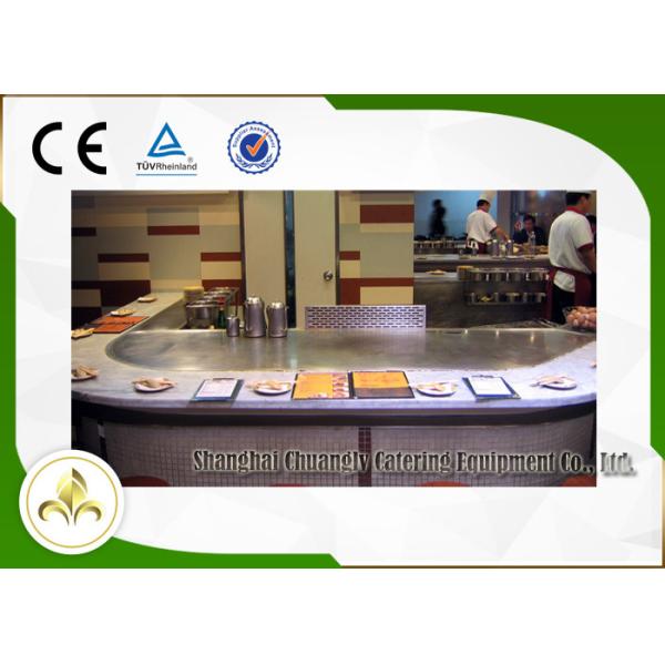 Аттестация CE ISO9001 таблицы гриля плиты Hibachi осадителя перегара верхняя