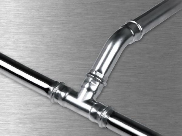 SS304 316L Reducing Coupling Stainless Steel Pipe Connector Press Fittings