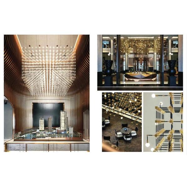 Креативное искусство роскошный кристаллический люстра для выставочного зала или конференц-зала