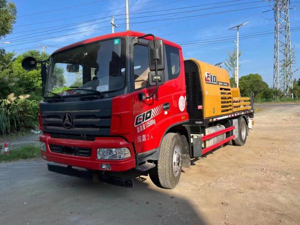 2020 Sany 10023 Used Concrete Line Pump 2 Axles Low Fuel Consumption