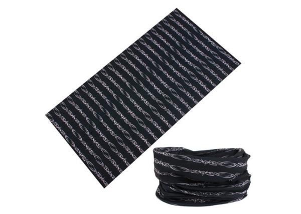 Black  Fishing Neck Scarf Simple Style Extremely Durable Low Fiber Properties
