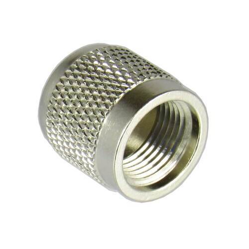 TNC Dust Cap Cover Male Brass with Nickel Plating and IP67 Rating for RF Connectors