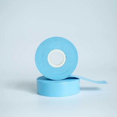 1 polegada de largura azul resistente ao calor auto-aderente fita de silicone para o compartimento do motor do automóvel cabo proteger