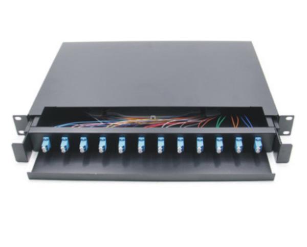 19 Inch FTTH Products 12 24 36 48 72 Ports Fiber Optic ODF LIU Terminal box