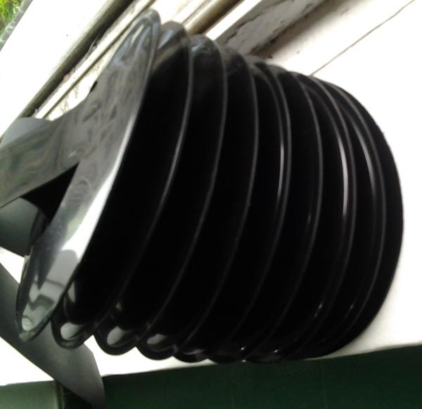 highly effective black TPEE telescopic  covers for  boom lifts in variegated sizes and shapes
