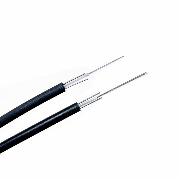 Outdoor 2 Core Fiber Optic Cable Single Mode Ftth Drop Cable