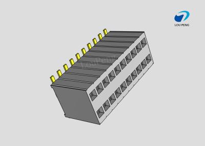 Female header, PCB Mount Receptacle, Vertical, Board-to-Board, 20 Position, 1.0mm Pitch, Shrouded, Gold Flash, Peg, SMD