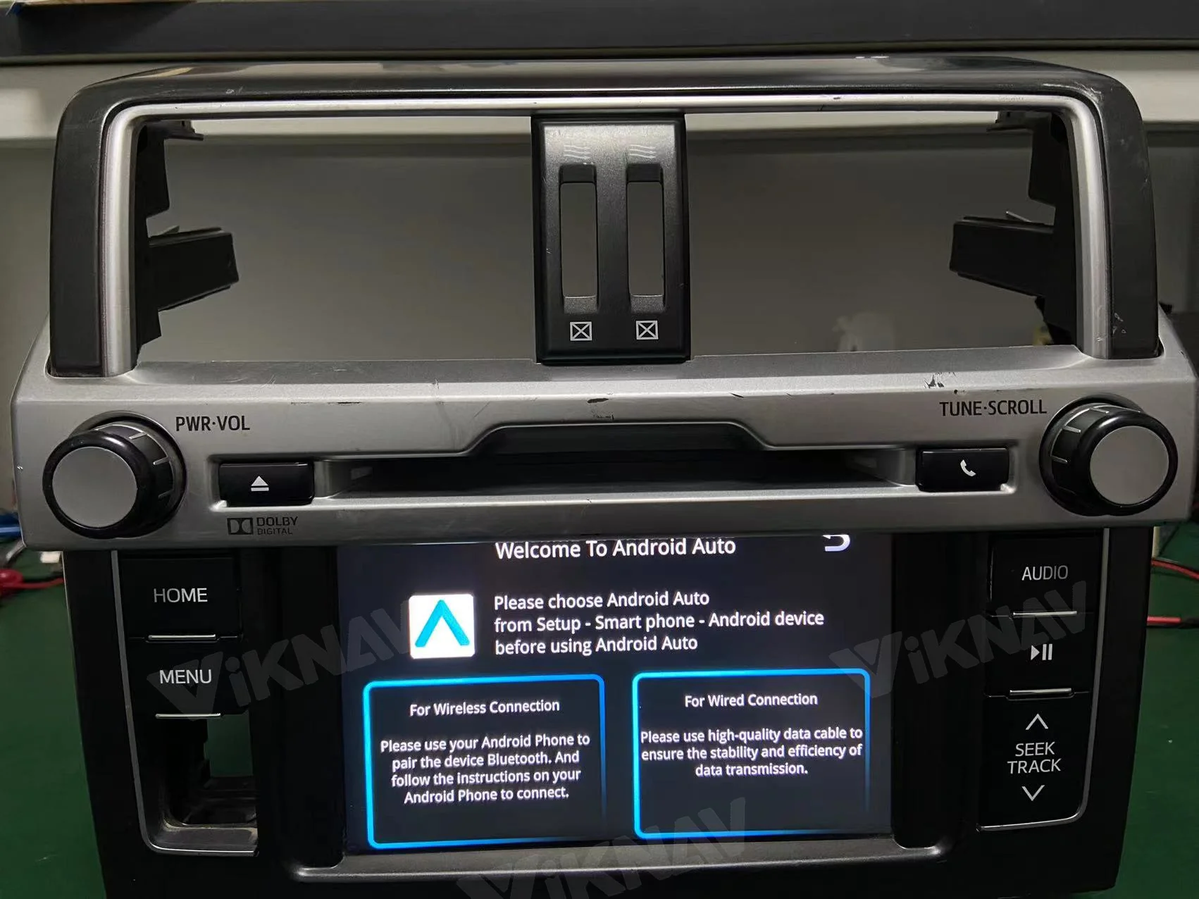 Viknav Linux System OEM Car For Toyota 4Runner Aisin 2014-2017 Улучшить коробку декодера Мультимедийный беспроводный CarPlay
