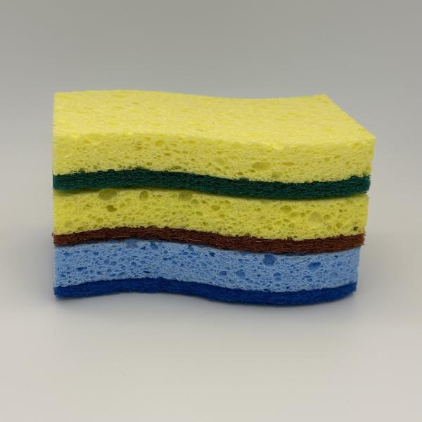 Natural Sisal Coconut Kitchen Sponge - Oil-Resistant & Absorbent