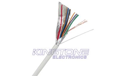 Security Alarm Cable 0.20mm2 Shielded Solid CU / CCA / TCCA Conductor in 100M