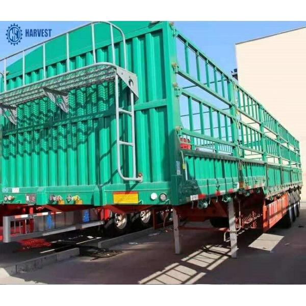 Q345 60 Ton CIMC 3 Axle 12r22.5 Tire Fence Semi Trailer