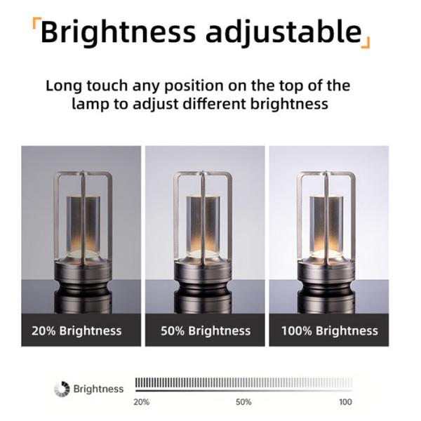 Retro Cross Shaped Touch Led Light Tri Color Dimmable LED Desk Light With C Type USB Interface