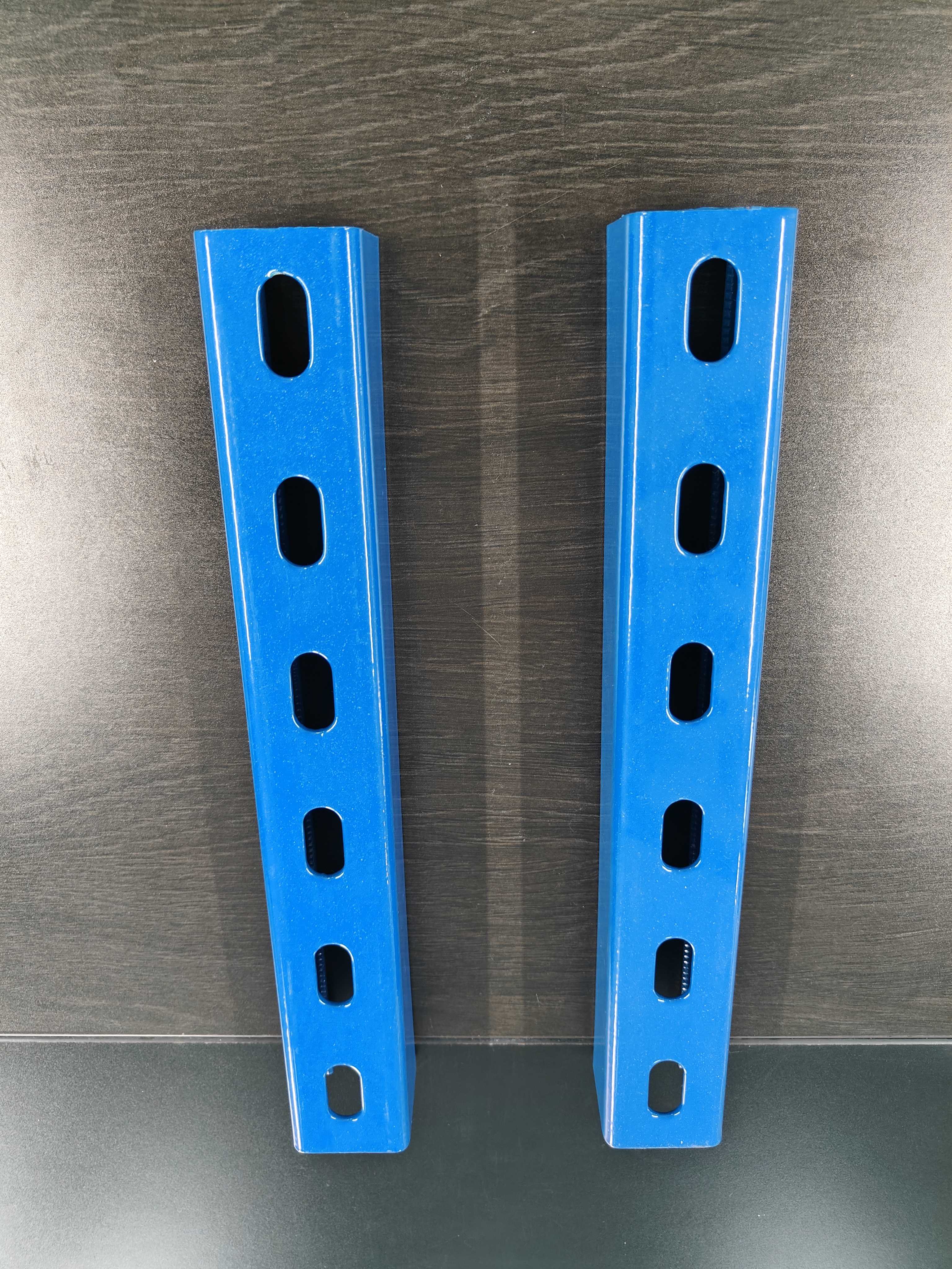 Unistrut Channels Modular Blue Powder Coated Slotted C Steel Channel Made from