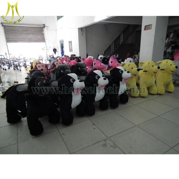 Hansel 2016 high quality animal ride electrical battery operated car outdoor coin kiddie rides