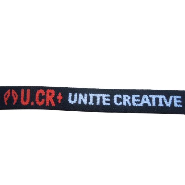 Nylon / Polyester / Cotton Soft Underwear Jacquard Elastic Waistband Reflective Tape