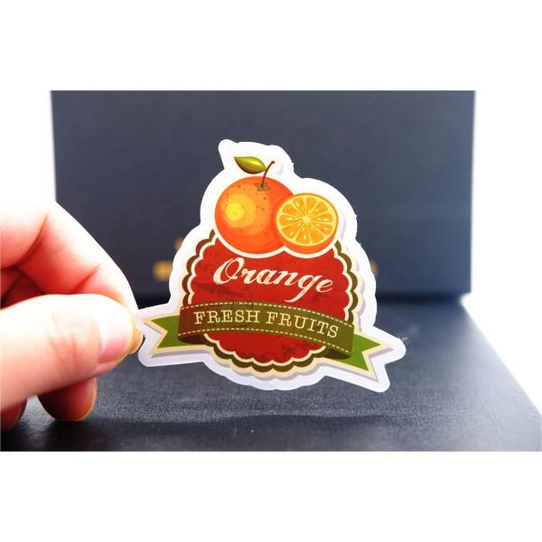 Thank You Waterproof Custom Vinyl Stickers Self Adhesive Round