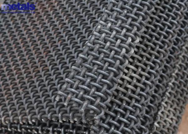 65Mn Steel Crimped Woven Wire Mesh Screen for Stone Quarry