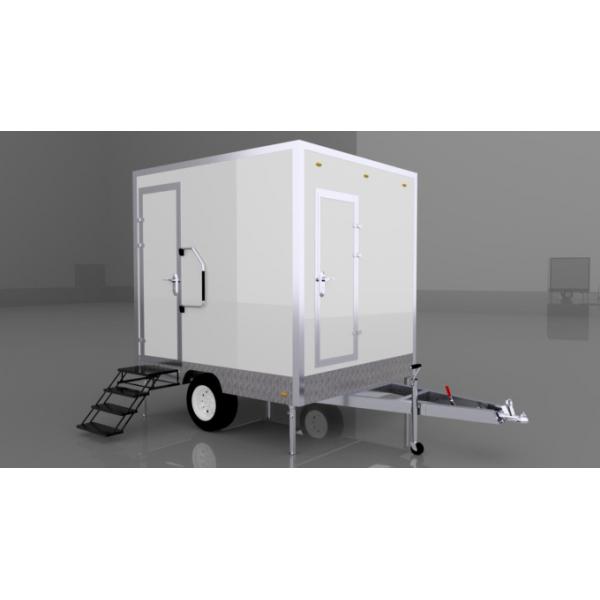 Luxury Mobile Toilet Trailer with 1 Year Warranty and Extruded Insulation Board Fiberglass Construction