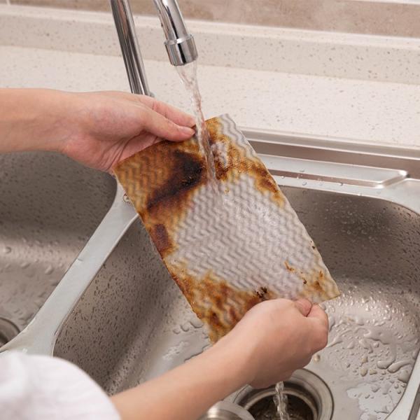 OEM прочные одноразовые кухонные салфетки с удалением масла