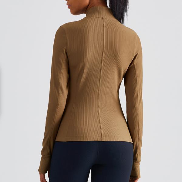 Four Way Stretch Women Zipper Horse Riding Tops Jacket Standing Collar