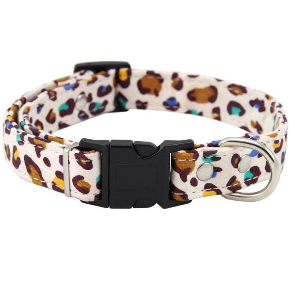 Customized Color adjustable dog collar cute dog harness set for leash training