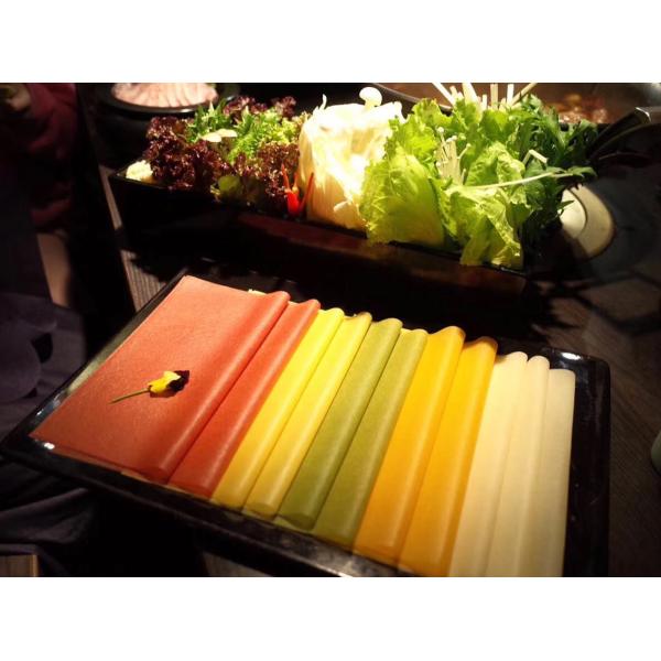Soy Crepes Edible Soybean Wrappers with Long Shelf Life and Flavorful Fillings