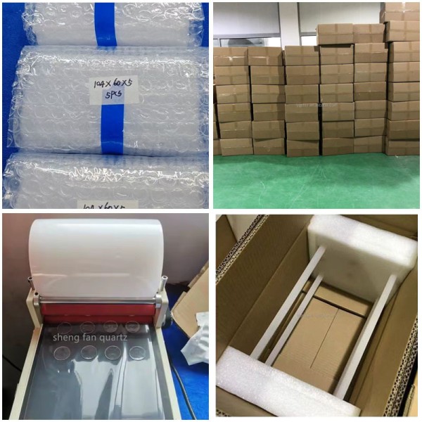 High Temperature Resistant Transparent Polished Fused Quartz Glass Plate Quartz Sheet for Optical