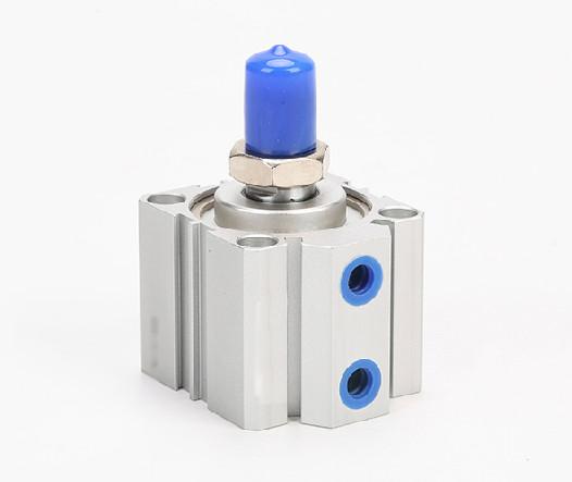 Single Action Air Cylinder  Single End Rod Pneumatic Cylinder for Robot Industry Through-hole Mounting
