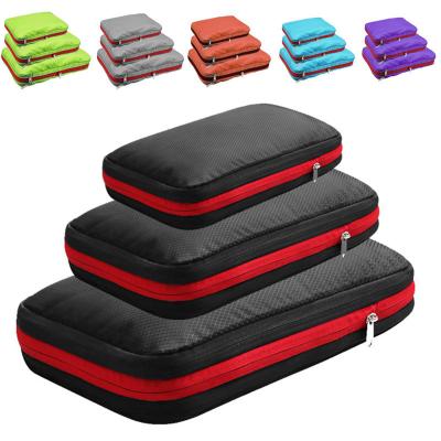 500g Pink Travel Luggage Organizer 6 Pieces 8 Piece 3 Piece Expandable Packing Cube Set