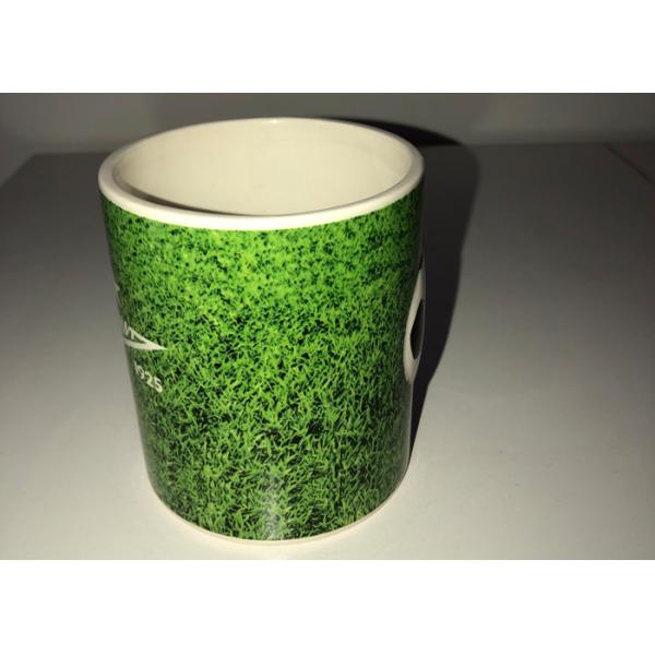 3D Relief Logo Decal Football Ceramic Novelty Mug LFGB