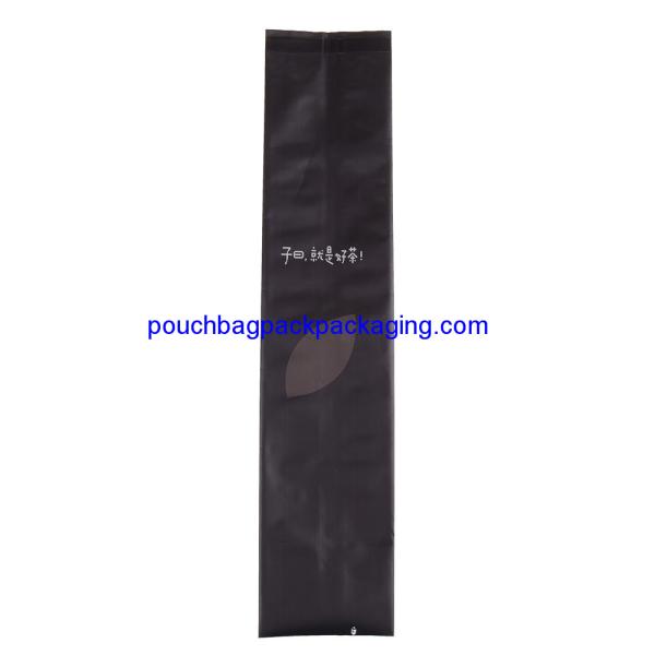 Food grade custom printed side gusset bag plastic, foil side gusset pouch for tea