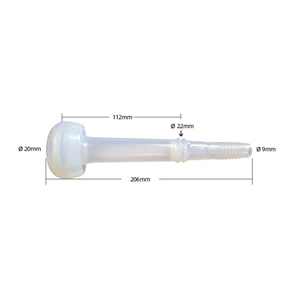 Long-Lasting 5000 Milkings Lifespan Milking Machine Liners with 20mm Teat Diameter and 9mm Collector Insert