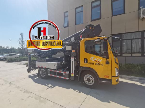 Manufacturer 29m 38m 45m Aerial Work Truck With Aerial Work Platform With Telescopic Boom Aerial Platform Truck